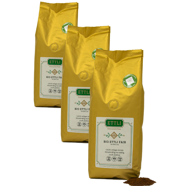 Ettli Kaffee Bio Ettli Equitable Moulu Filtre - 500 G by ETTLI Kaffee