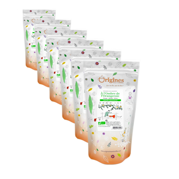 Infusion Bio "A l'ombre de l'Orangeraie" im Beutel - 80g - Pack 6 × Beutel 80 g