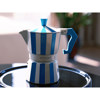 Quatrième image du produit GNALI & ZANI Brasil Cafetiere Italienne 3 Tasses Turquoise by GNALI & ZANI