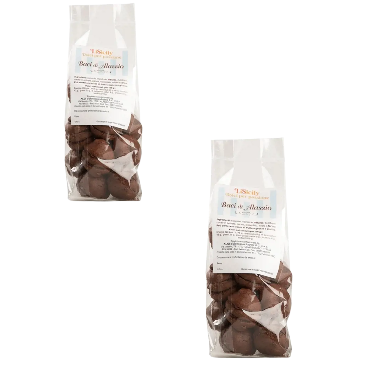 Baci di Alassio 1 kg by LiSicily