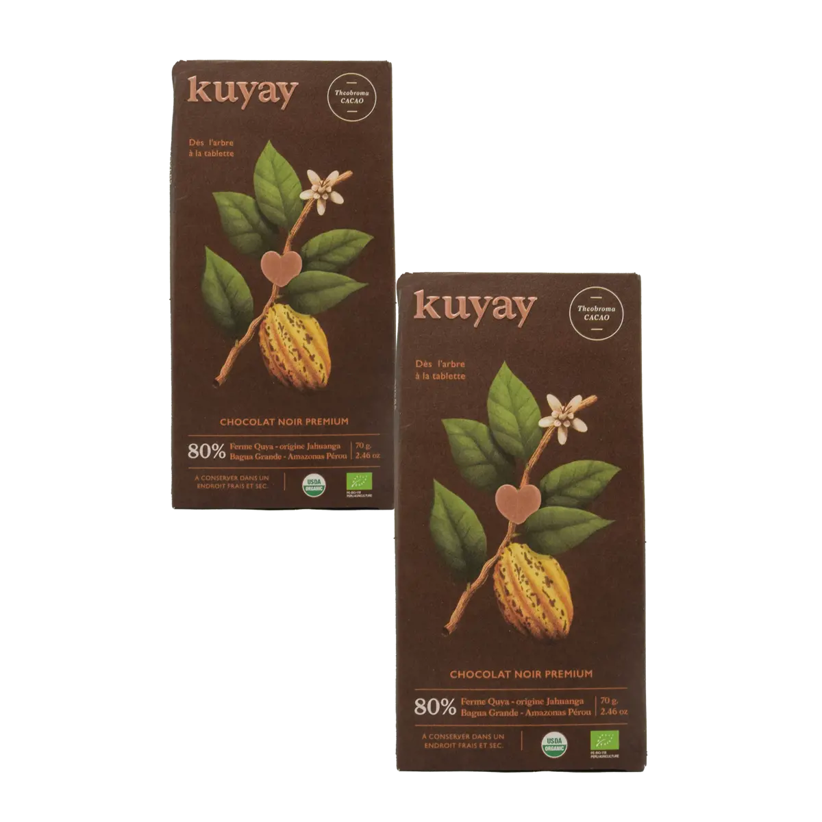 Nature & Trésor Inca Chocolat Noir 80 70G Tablette 70 G by Nature & Trésor Inca