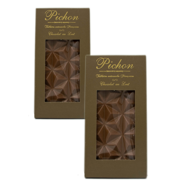Pichon - Tablette Lyonnaise Tablette Chocolat Lait Bio Boite En Carton 80 G by Pichon - Tablette Lyonnaise