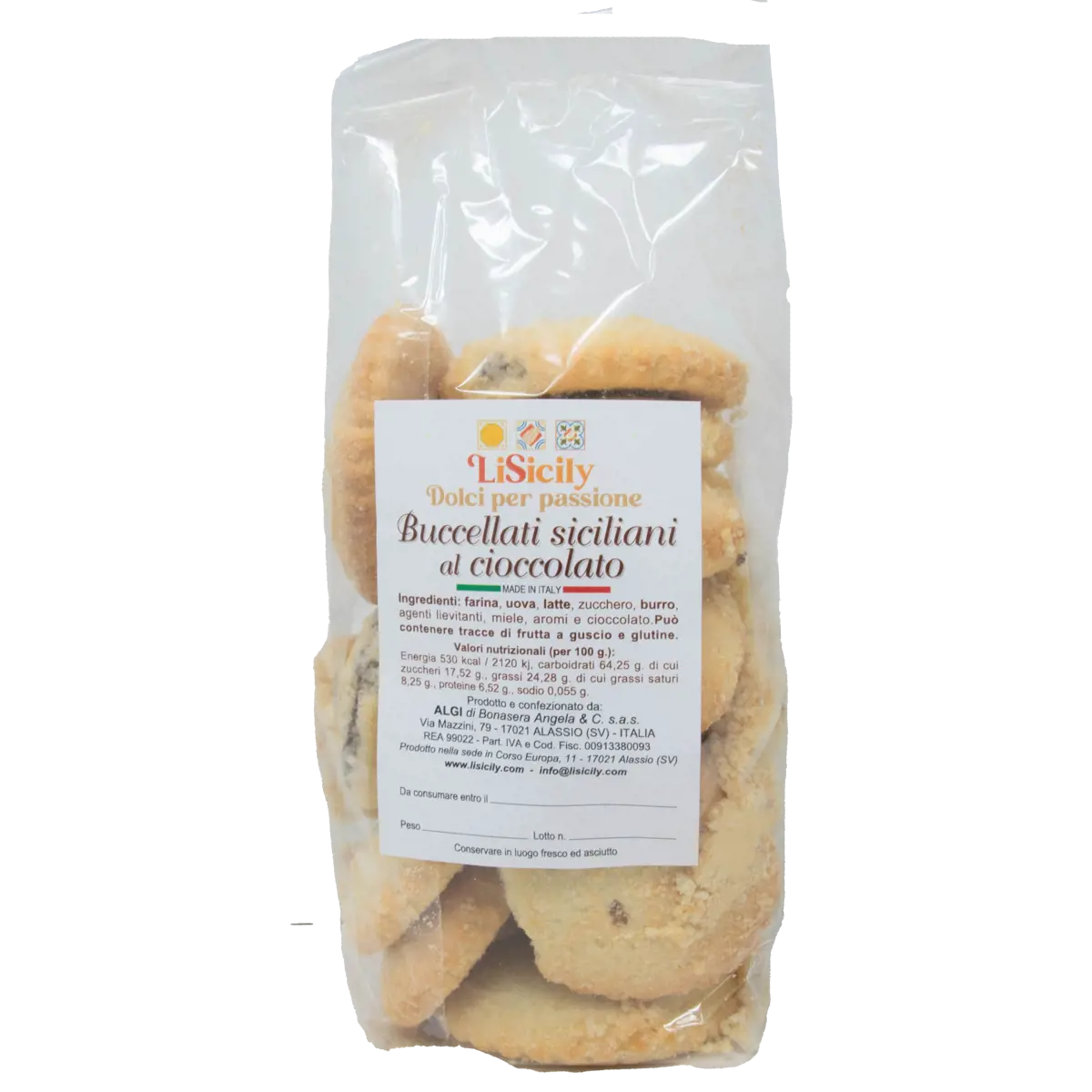 Buccellati siciliani al cioccolato 500g by LiSicily
