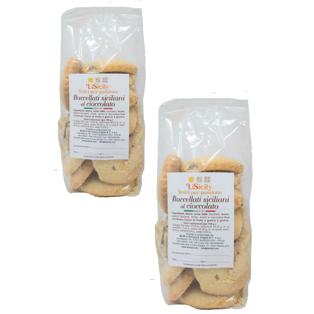 Sizilianische Buccellati mit Schokolade 500g by LiSicily