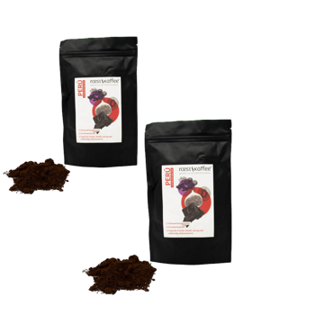 Roestkaffee Perou Melange D Espresso Moulu Espresso- 1 Kg - Pack 2 × Moulu Espresso Pochette 1 kg