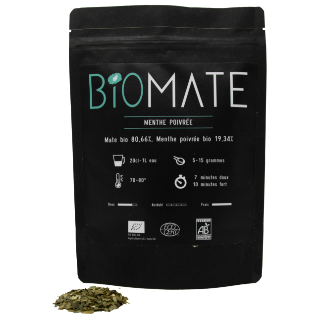 Biomaté Menthe Poivree- 100 G by Biomaté