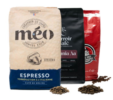 MEO Café en grains gastronomique pur arabica 500g pas cher 