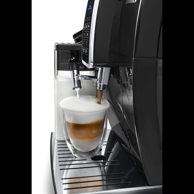 Troisième image du produit Machine À Café À Grain Delonghi Dinamica Noire Ecam 350.55.B by Delonghi