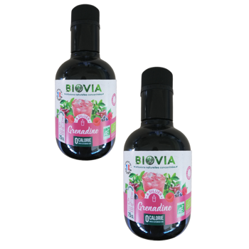 BIOVIA Infusions Concentrées Citron BIO - 250g - Pack 2 × Barattolo di vetro 250 g