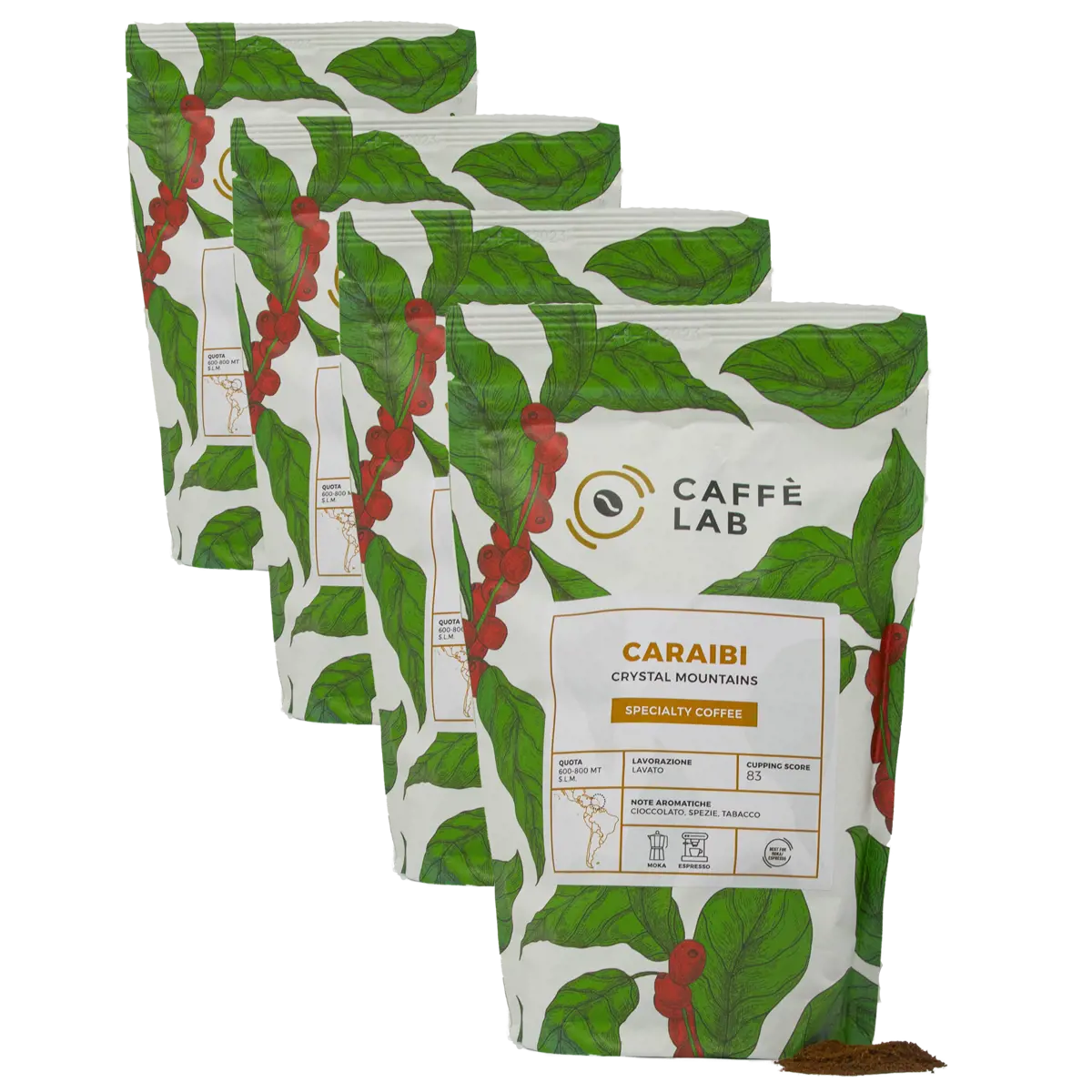 CaffèLab Cafe Caraibes Moka Moulu Moka - 250 G by CaffèLab