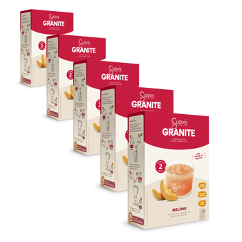 Granita - Melone - Pack 5 × Pappschachtel 160 g