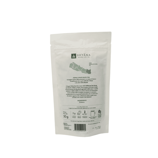 Secondo immagine del prodotto Nepali White Buds Tea 50 g by Dhyana