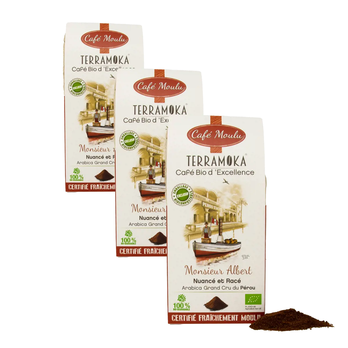 Terramoka Monsieur Albert 250G Moulu Filtre - 250 G by Terramoka
