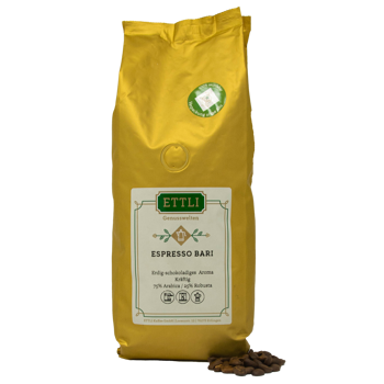 Kaffeebohnen - Espresso Bari - 1kg - Bohnen Beutel 1 kg