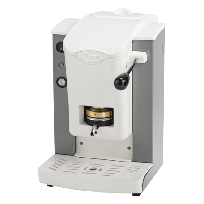 FABER Kaffeepadmaschine - Slot Plast White Grau 1,3 l by Faber