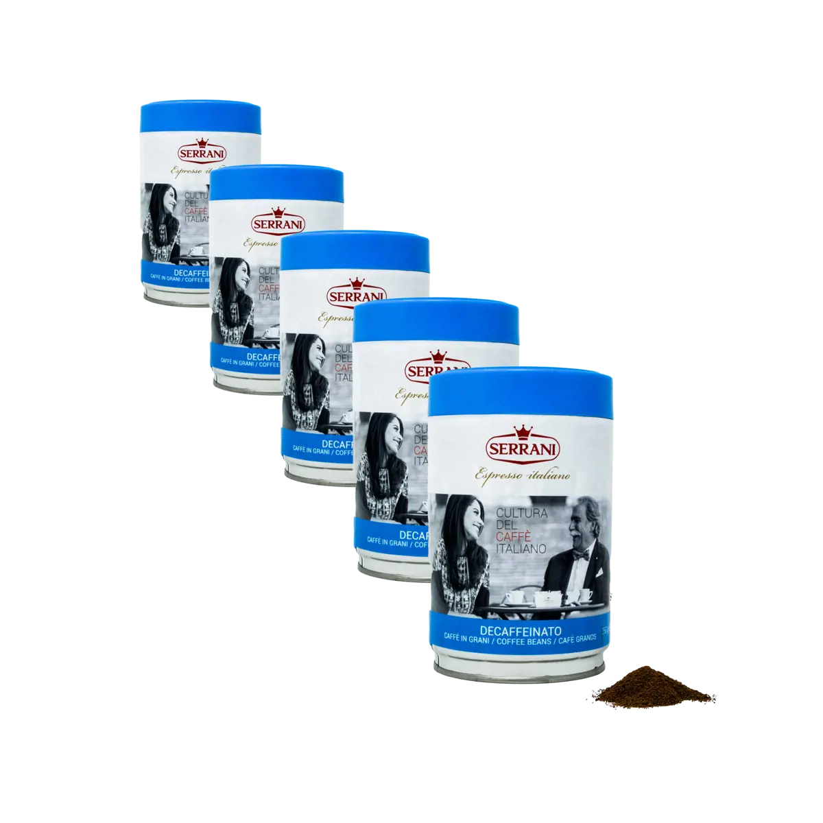 Serrani Cafe Moulu Decaffeinato 250G Moulu Espresso - 250 G by Serrani