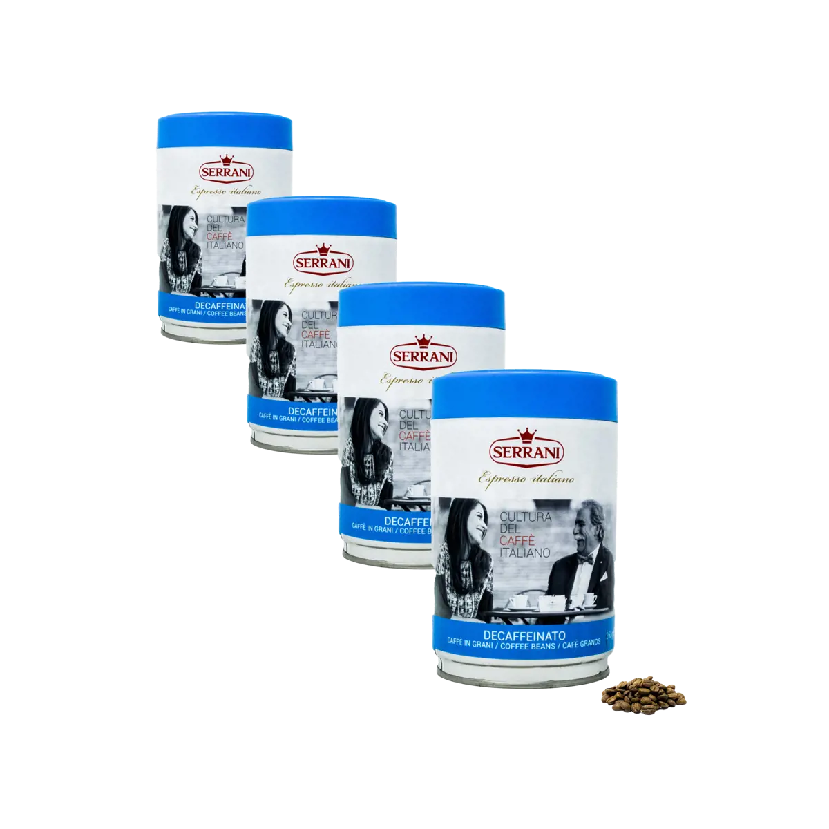 Serrani Café En Grains - Decaffeinato - 250G by Serrani