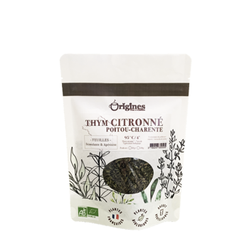 Origines Tea&Coffee Infusion Bio Thym Citronne Vrac 500G Fleur De The 500 G - Pochette 500 g