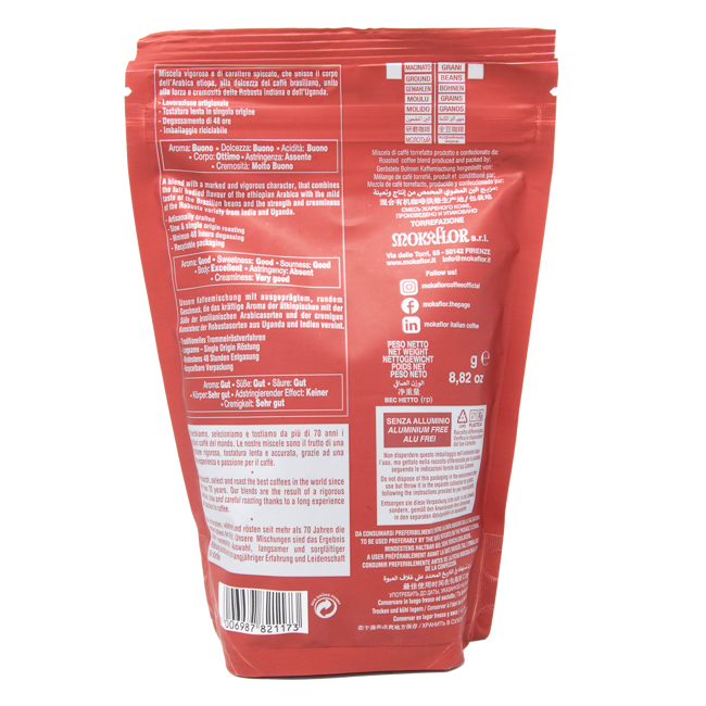 Zweiter Produktbild Rote Mischung 60/40 - Kaffeebohnen 500 g by CaffèLab