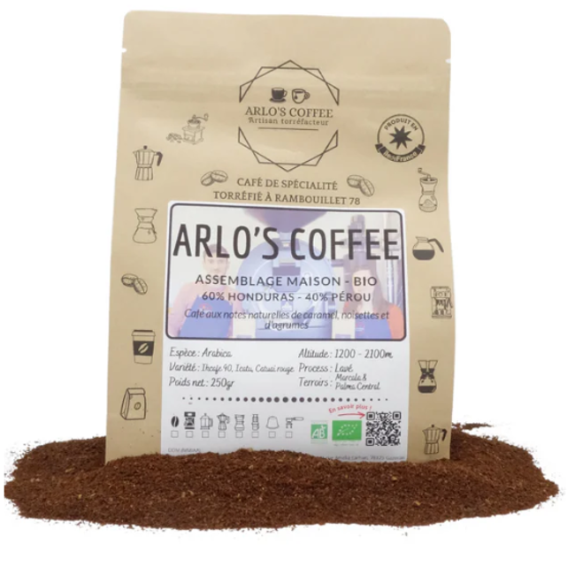 Arlo's Coffee - Blend Maison Moulu Espresso- 250 G by ARLO'S COFFEE