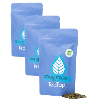 Tea Tap Oolong Thai Bio 50G The Oolong - Pack 3 × Thé Oolong