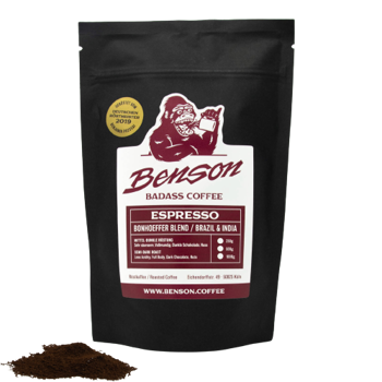 Kaffeepulver - Benson Blend, Espresso - 1kg - Mahlgrad Espresso Beutel 1 kg