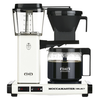 MOCCAMASTER Filterkaffeemaschine - 1,25 l - KBG Select White - 