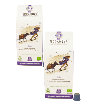 Terramoka Ines Capsules 60 Capsules - Pack 2 × 60 Capsules compatible Nespresso®