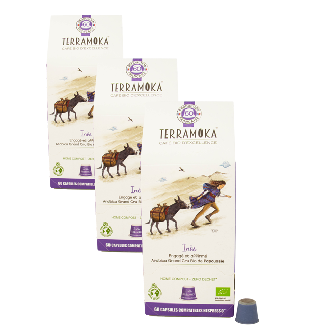 Capsule Compostabili - Inès - x60 by Terramoka