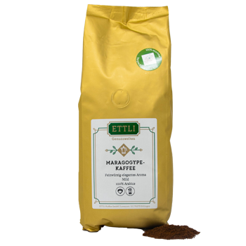 Gemahlener Kaffee - Maragogype - 500g - Mahlgrad Espresso Beutel 500 g