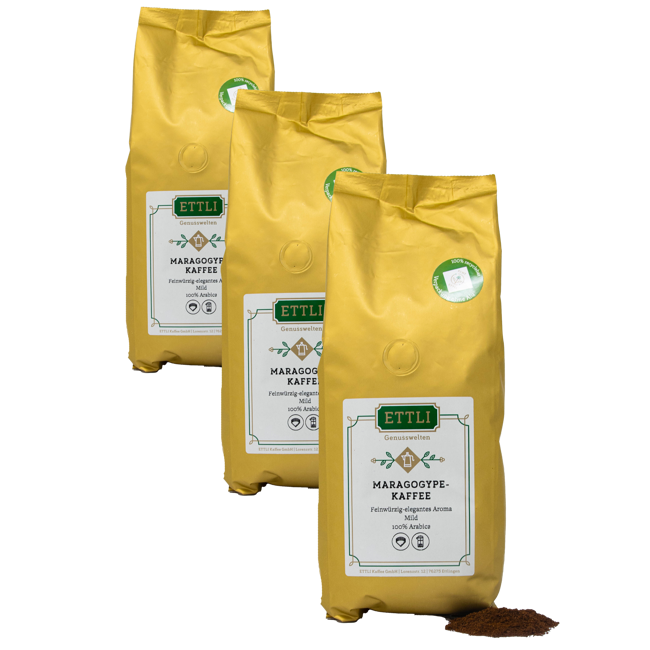 Ettli Kaffee Maragogype Moulu Espresso - 500 G by ETTLI Kaffee