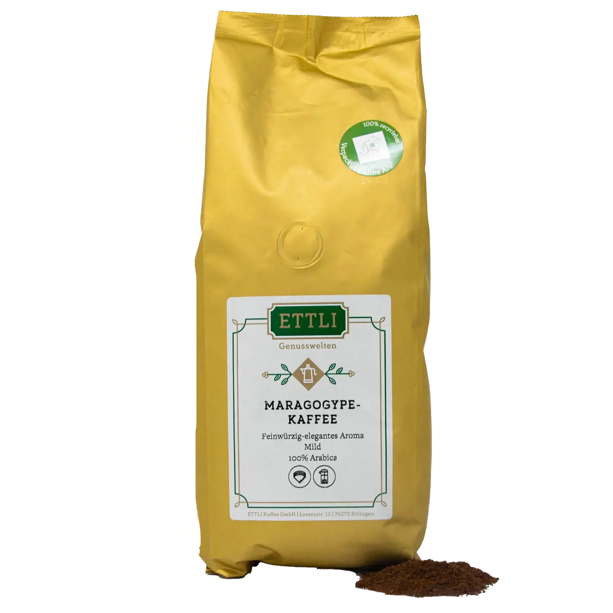 Gemahlener Kaffee - Maragogype - 500g by ETTLI Kaffee
