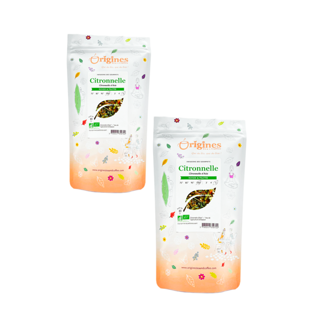 Infusion Bio Citronnelle lose - 800g by Origines Tea&Coffee