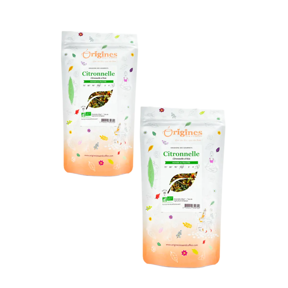 Origines Tea&Coffee Infusion Bio Citronnelle En Vrac 800G Fleur De The 800 G by Origines Tea&Coffee