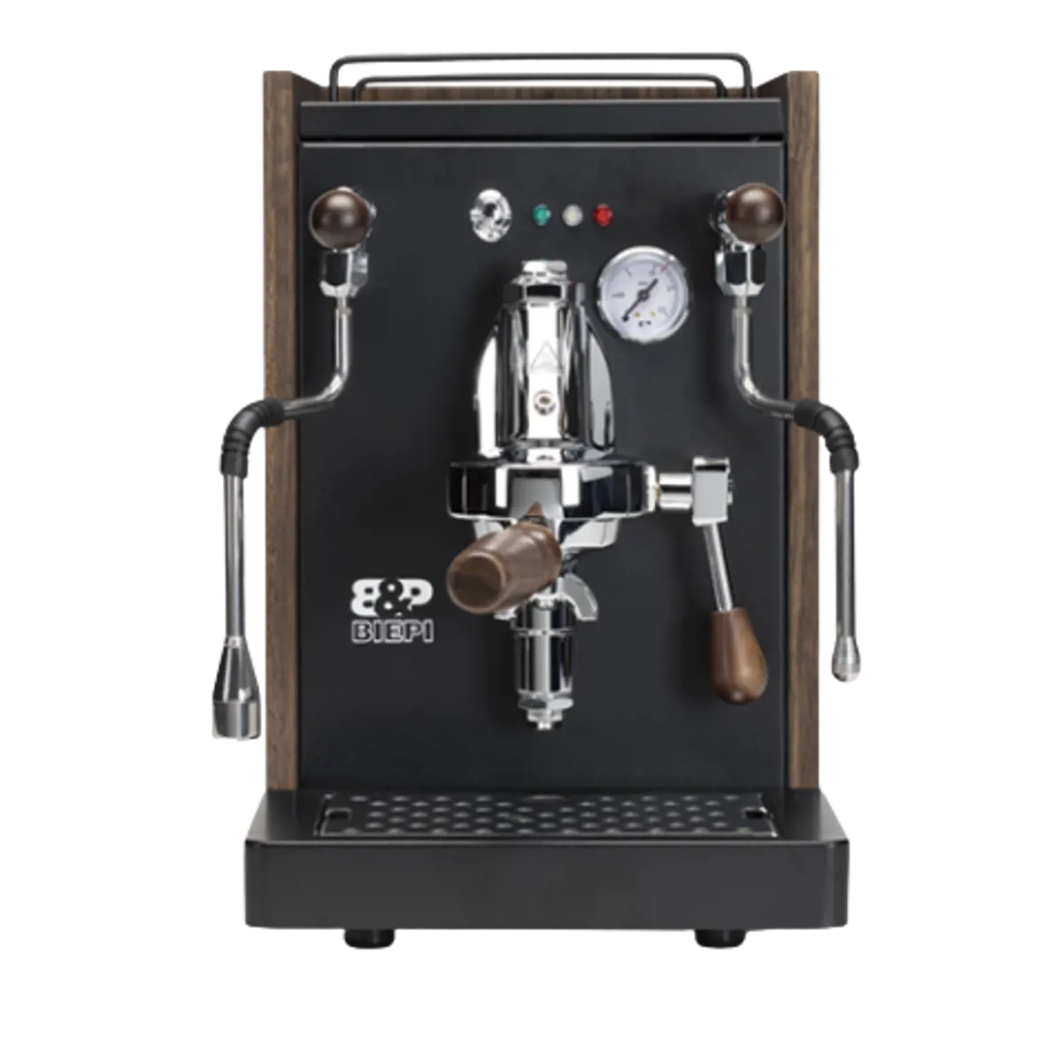 Biepi - Machine À Café Semi-Automatique Sara Bois + Façade Noire by BIEPI
