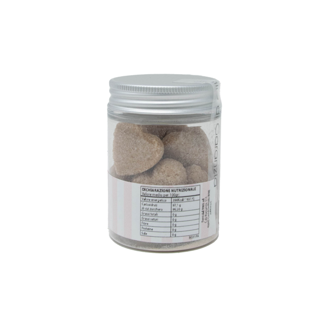 Zweiter Produktbild Zucker-Herzen Haselnuss 60 gr by Zukkero