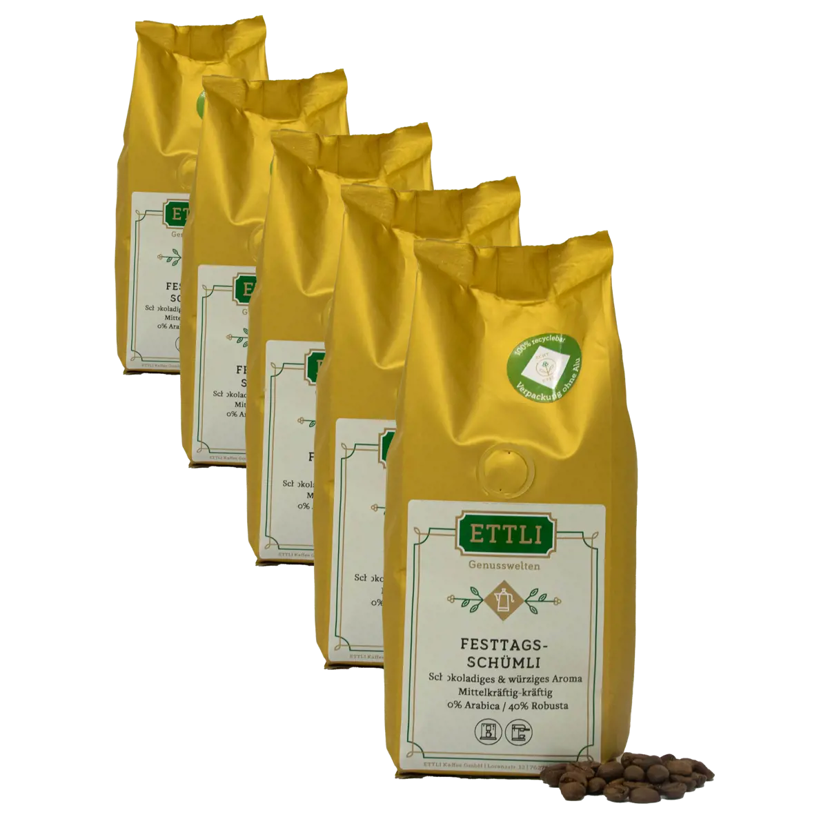 Café en grains - Schümli de fête - 250g by ETTLI Kaffee