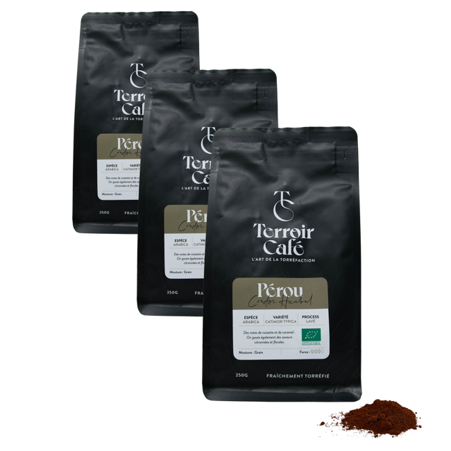 Terroir Cafe Terroir Cafe Perou Bio Condor Huabal 250G Moulu Filtre - 250 G by Terroir Cafe