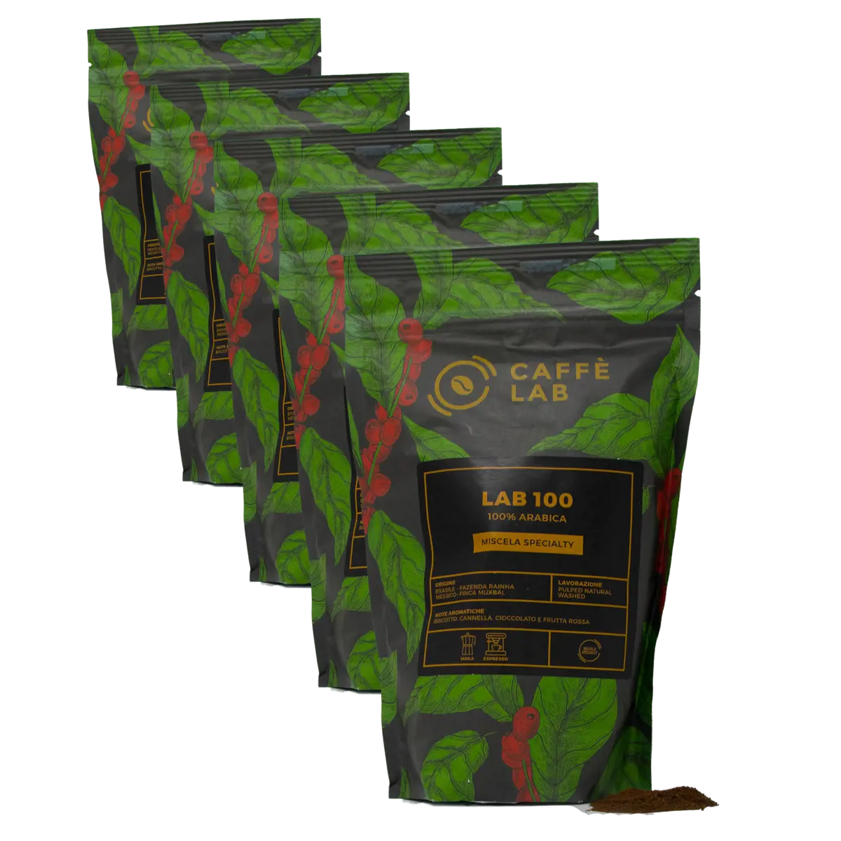 CaffèLab Melange Specialty Lab 100 Moulu Italien Moka- 250 G by CaffèLab
