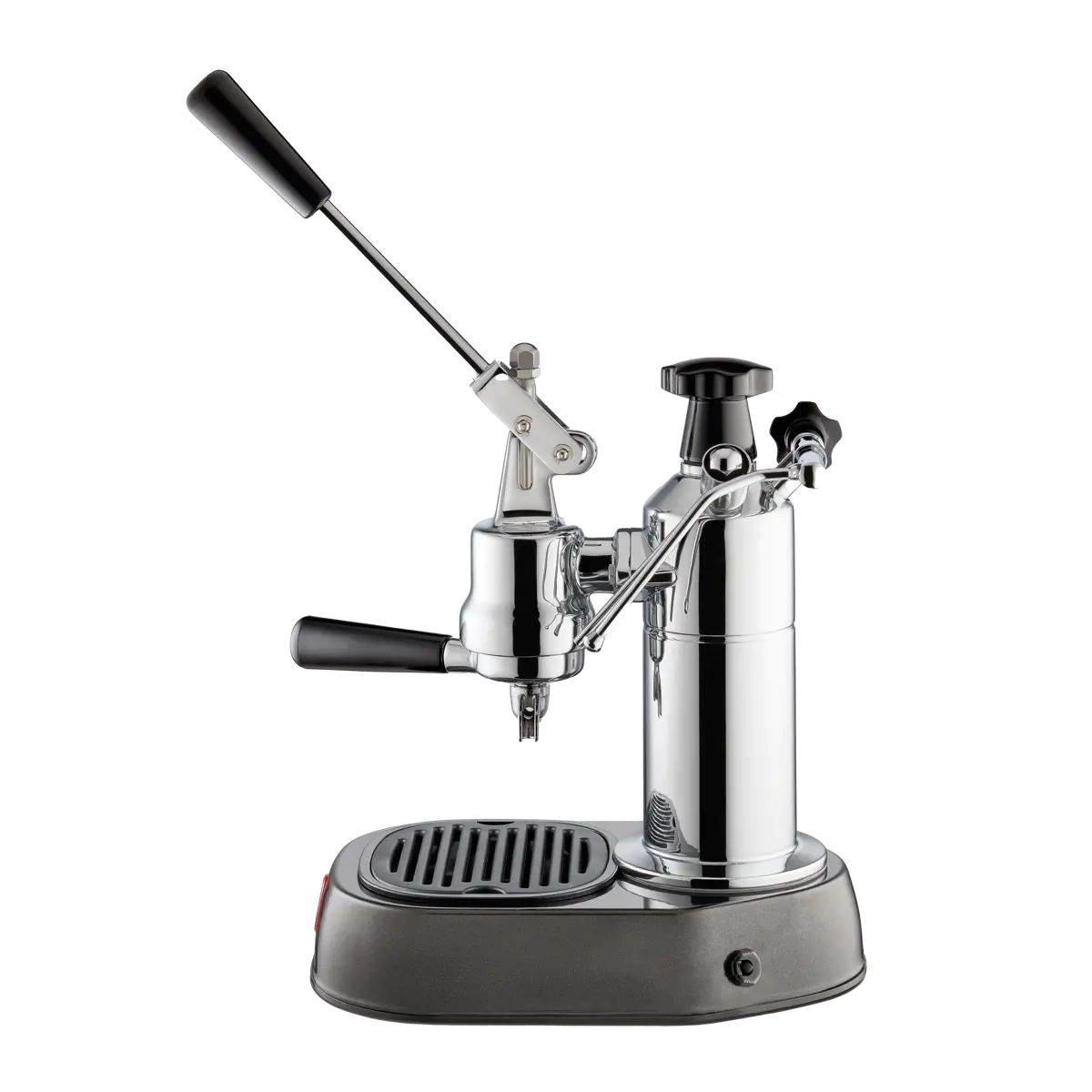 Deuxième image du produit La Pavoni Europiccola Machine A Levier Inox 5 5 Kg Socle Noir by La Pavoni