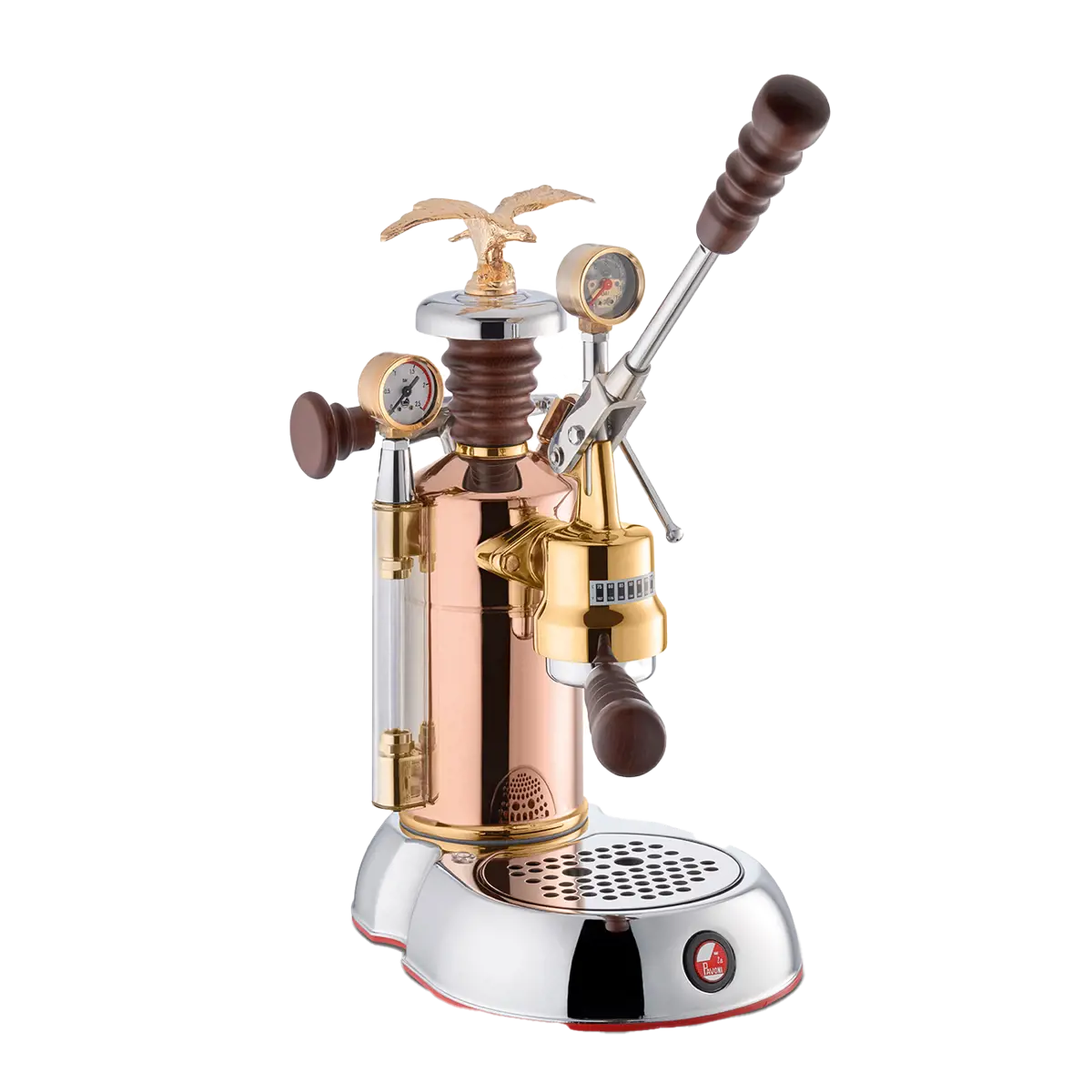 Troisième image du produit La Pavoni Esperto Machine A Levier Inox Rose Dore 6 2 Kg by La Pavoni
