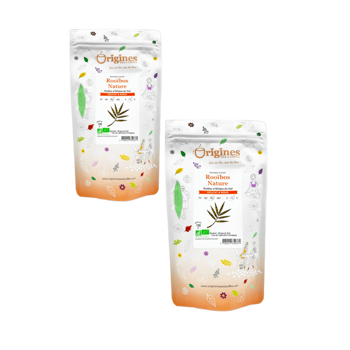 Origines Tea&Coffee Rooibos Nature En Vrac Afrique Du Sud 1Kg Fleur De The 1 Kg - Pack 2 × Pochette 1 kg