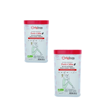 Origines Tea&Coffee The Noir Bio En - Petit Calin Rwanda 100G - 100 G - Pack 2 × Boîte métal 100 g