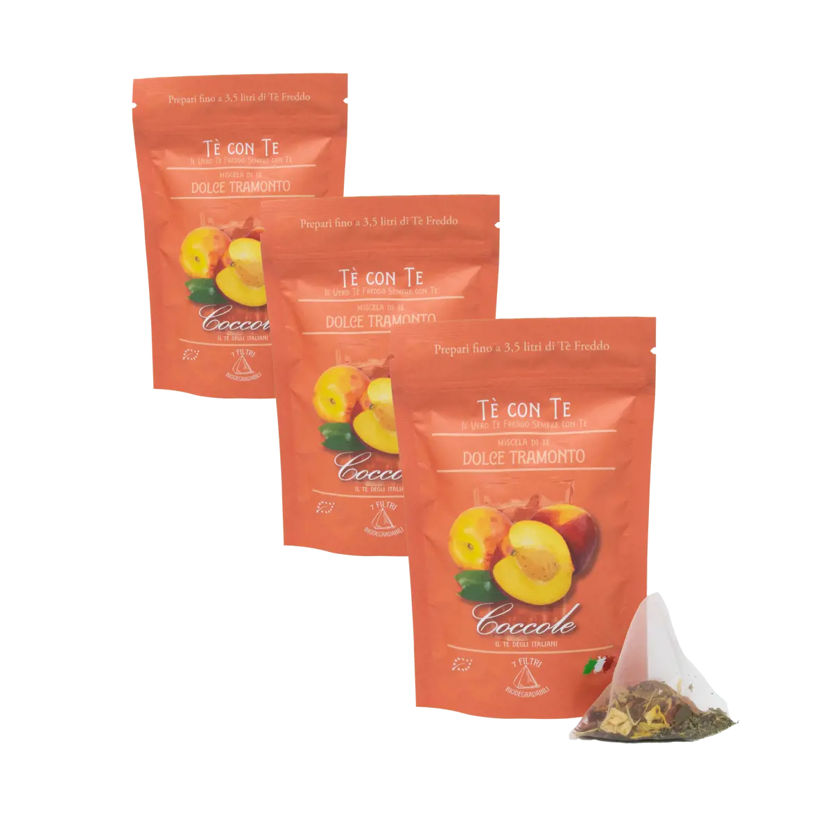 Infuso alla frutta - Dolce tramonto - 7 filtri by Tè con te