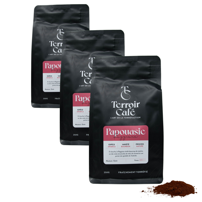 Terroir Cafe Terroir Cafe Papouasie Raggiana 250G Moulu Aeropress - 250 G by Terroir Cafe