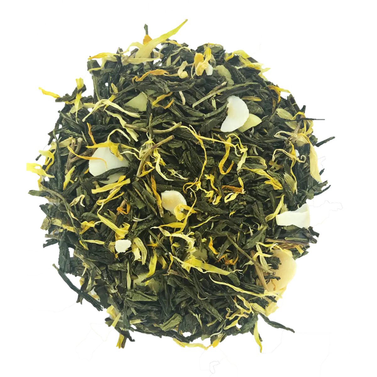 Zweiter Produktbild Grüner Tee Bio Metall-Box - Amandine et Pistacia China - 100g by Origines Tea&Coffee