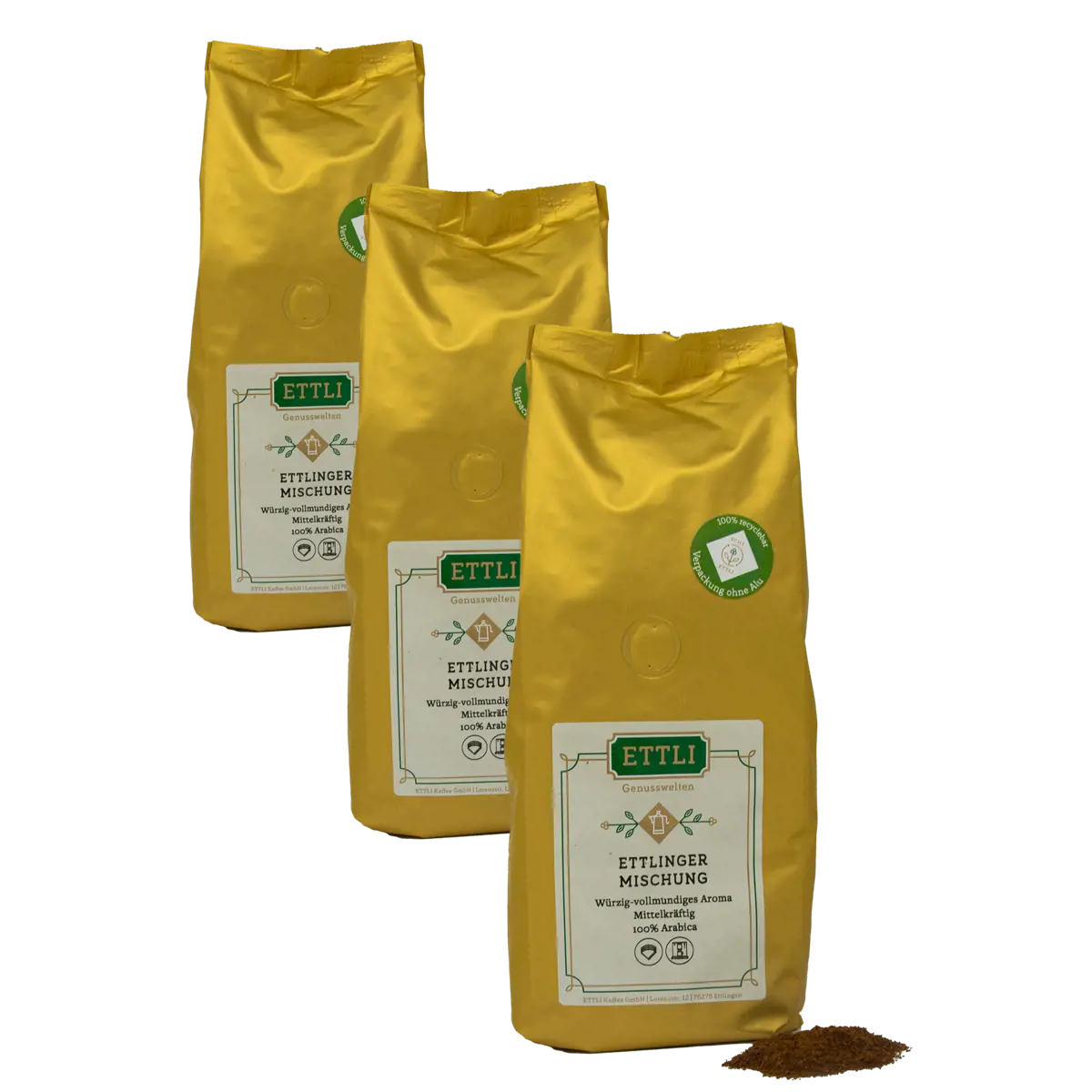 Ettli Kaffee Melange De Ettlingen Moulu Moka - 500 G by ETTLI Kaffee