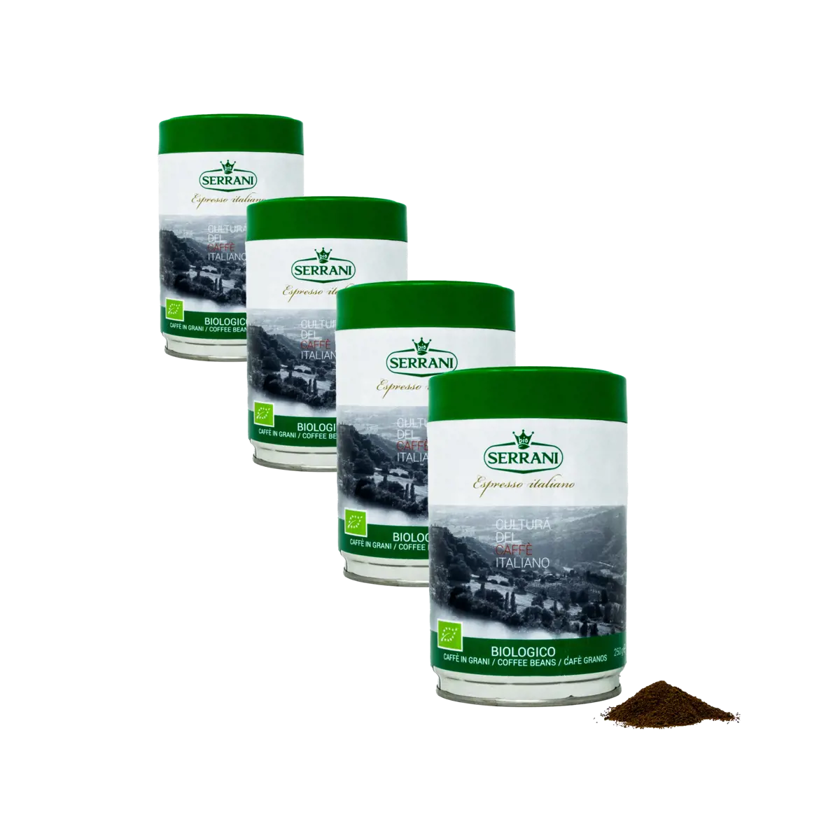 Serrani Cafe Moulu Biologico 250G Moulu Filtre - 250 G by Serrani