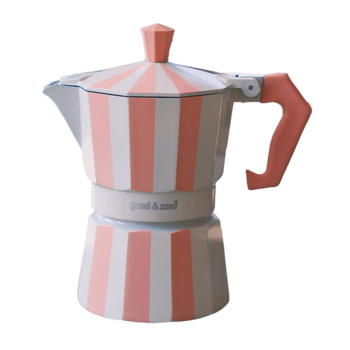 GNALI & ZANI Brasil Cafetiere Italienne 3 Tasses Rose - 