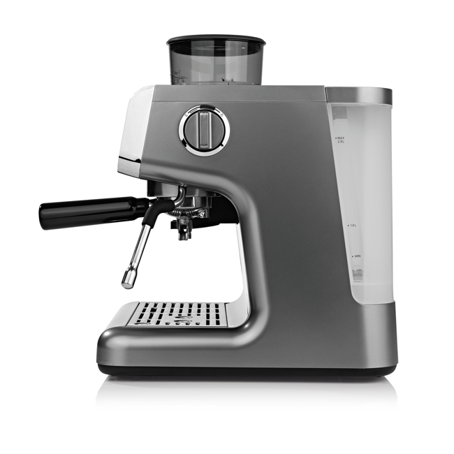 Dritter Produktbild BEEM Espresso-Siebträgermaschine mit Mahlwerk - 2,8l - GRIND-PROFESSION - 15 bar by BEEM 